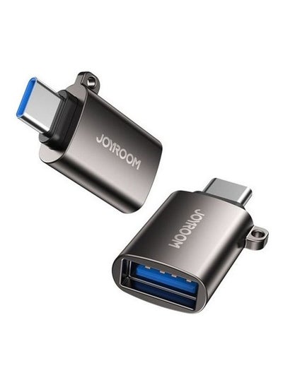 اشتري Joyroom Type C (Male) to USB (Female) Adapter S-H151 Maroon في مصر