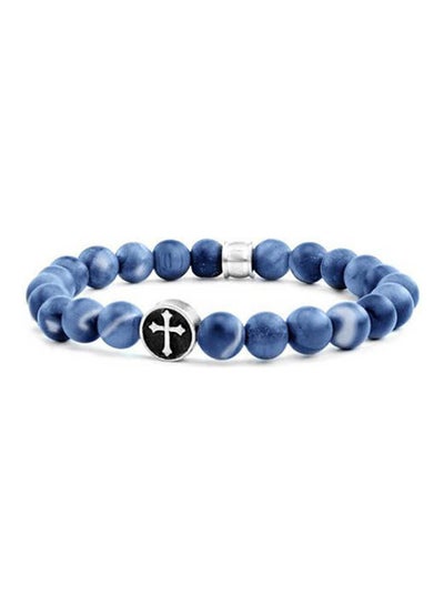 Buy Bracelet Cross Matt Sodalite Beads in Egypt