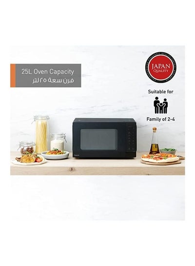 Buy Solo Microwave Push Open Auto-Defrost Child safety Lock Touch Operation And Quick 30 Function 25 L 900 W NN-ST34NB Black in UAE