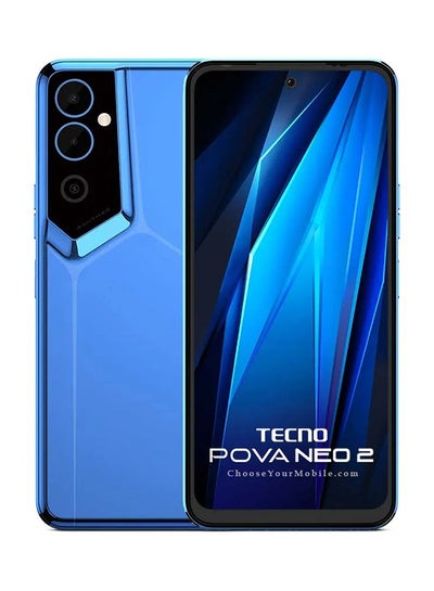 اشتري Pova Neo 2 Dual SIM Cyber Blue 6GB RAM 128GB 4G  - Middle East Version في السعودية