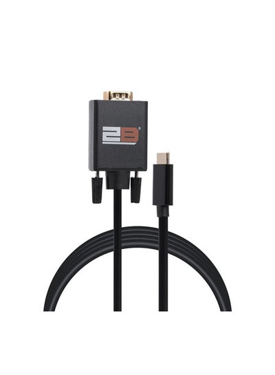 Buy Type C To Vga Cable Black in Egypt