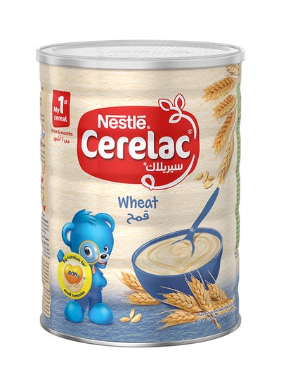 Buy Nestle Infant Cereals With Iron Wheat From 6 Months Tin 1kg in UAE