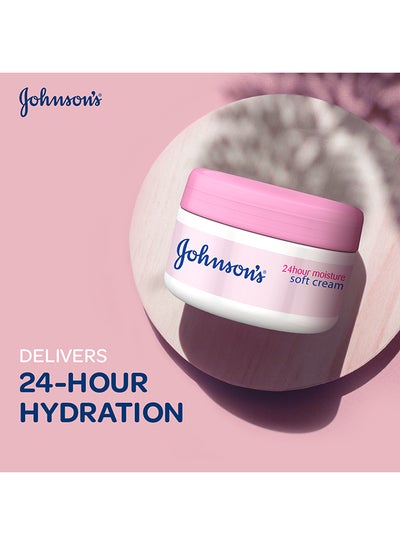 Buy Body Cream 24 Hour Moisture Soft 200ml in Saudi Arabia