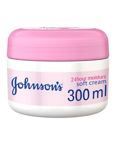 Buy JOHNSON’S, Body Cream, 24 HOUR Moisture, Soft, 300ml in Saudi Arabia