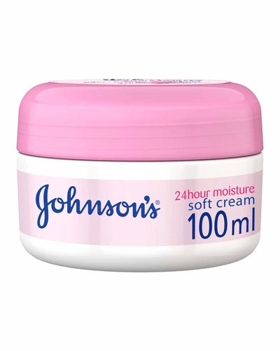 Buy Johnson’S, Body Cream, 24 Hour Moisture, Soft, 100ml in Egypt