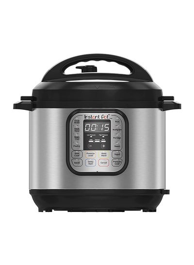 Buy DUO 6, (6-Quart), 7-In-1 Multi-Use Electric Programmable Pressure Cooker, Multicooker, 13 Smart Programs, Stainless Steel Inner Pot And Advanced Safety Protection 5.7 L 1000 W INP-112-0027-01 Black & Stainless steel in UAE