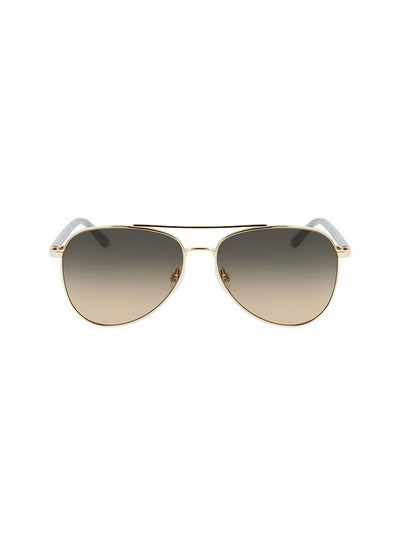 Buy Full-Rim Metal Aviator Sunglasses - Lens Size: 58 mm in UAE