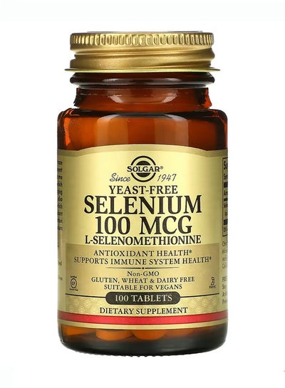 Buy Yeast-Free Selenium 100mcg - 100 Tablets in Saudi Arabia