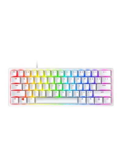 Buy Huntsman Mini Clicky Optical Switches (Purple) 60% Gaming Keyboard - Chroma RGB Lighting, PBT Keycaps, Onboard Memory - Mercury in UAE