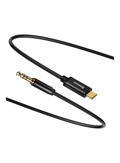 Buy Audio Aux Jack Cable 3.93ft USB Type C To 3.5mm Headphone Stereo Cord Car Compatible With iPad Pro 2018 Google Pixel 2 3 XL Samsung Galaxy S21 S20 Ultra Note 20 10 Plus Black in UAE