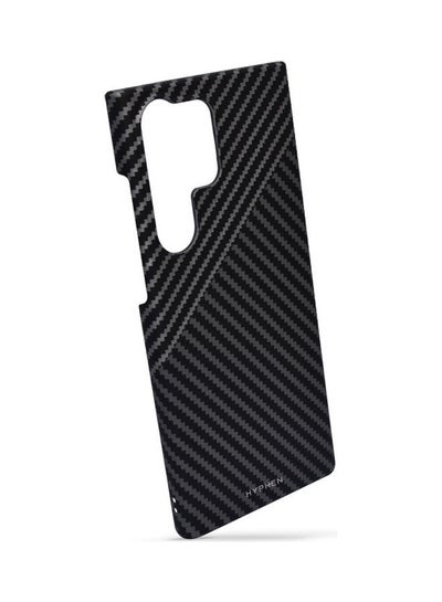 اشتري Dual Color Carbon Fiber Case - Samsung S23 Ultra - .Matte finish,superior quality,light weight,sleek design,highly durable black and white في الامارات