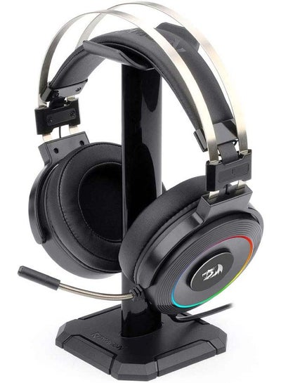 Buy Redragon H320 USB RGB 7.1 Virtual Surround Gaming Headset-3D Sound Effect WITH Headset Stand in Egypt