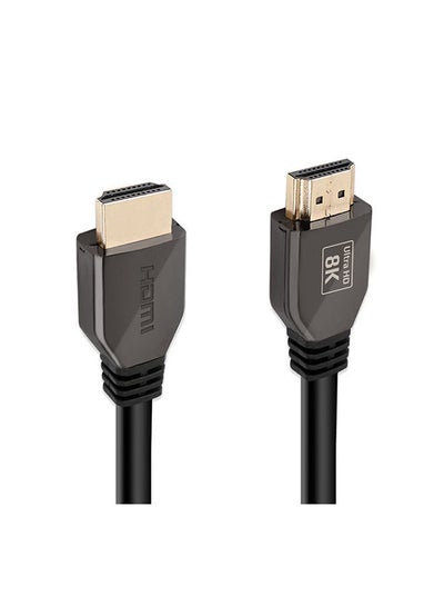 اشتري كابل فيديو وصوت HDMI بجودة 8K أسود في الامارات