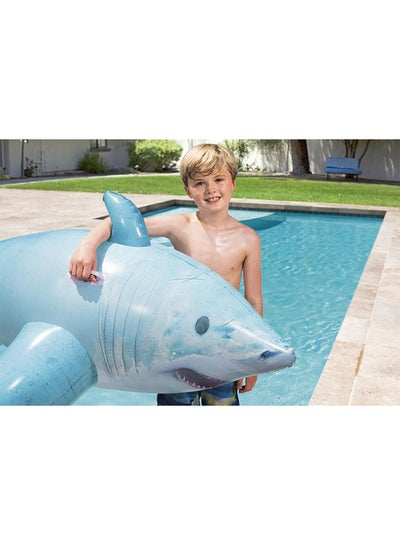 inflatable shark pool
