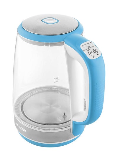 Buy Electric Kettle 2.0 L 2200.0 W SWK 2192BL Blue in Saudi Arabia