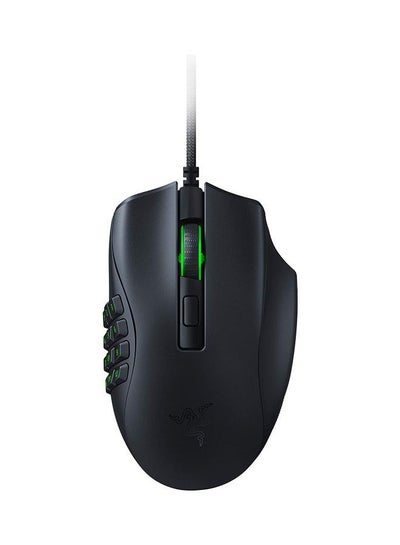 Buy Naga X MMO Gaming Wired Mouse - 16 Programmable Buttons, Optical Switch, 85g Midweight, Chroma RGB - Classic in UAE