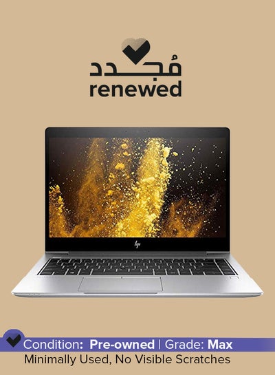 اشتري Renewed -  EliteBook 840 G6 Business Laptop With 14-Inch Display,Intel Core i5-8365U CPU/8th Gen/8GB DDR4 RAM/256GB SSD Hard/Windows 10 Pro English Silver في السعودية