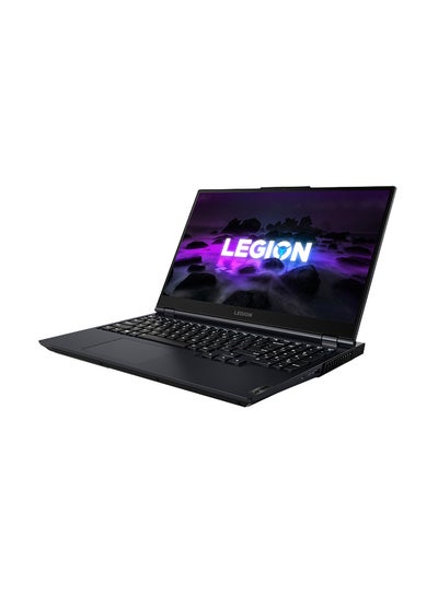 اشتري Legion 5 Laptop With 15.6-Inch FHD Display, AMD Ryzen 7-5800H Processor/16GB RAM/512GB SSD/4GB NVIDIA GeForce RTX 3050 Ti Graphics Card/Windows 11 Home - 2 Years, Premium care العربية أزرق فانتوم في الامارات