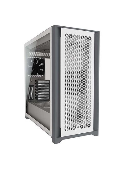 اشتري صندوق جهاز كمبيوتر ATX متوسط الارتفاع 5000D بميزة تدفق الهواء مصنوع من الزجاج المقوى في السعودية