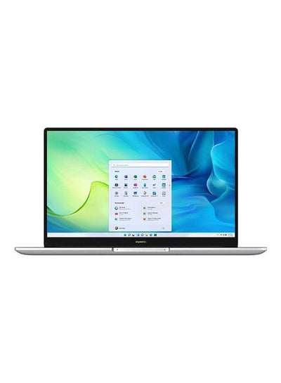 اشتري Huawei MateBook D 15 2021 Laptop, 15.6 Inch, Intel Core i5-1135G7, 512GB SSD, 8GB RAM, Intel Iris Xe Graphics, Windows 12 - Mystic Silver English/Arabic Silver في السعودية