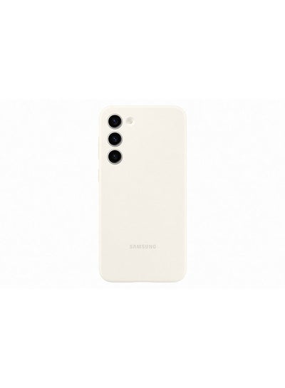 Buy S23 Plus Silicone Case Cream in UAE