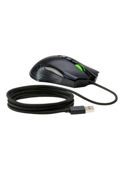اشتري ماوس ألعاب X220 إمباكت مع إضاءة خلفية أسود/أخضر في مصر