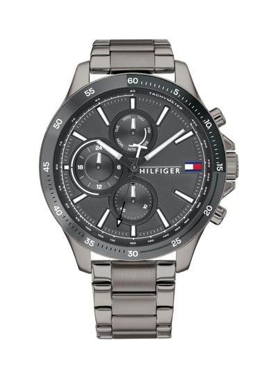 Buy Men's Round Shape Stainless Steel Analog Wrist Watch 46 mm - Grey - 1791719 in Egypt