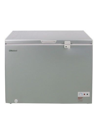 Buy Chest Freezer Recessed Handle With Lamp R600A Outside Condensor 250 Ltrs Gross 245 Ltrs Net Capacity 165 W NCF300RH Silver in UAE