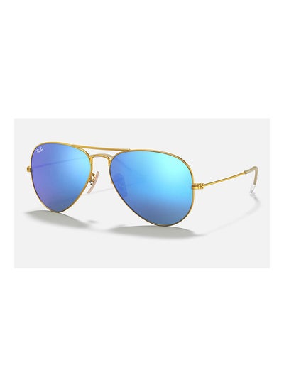 Buy Full Rim Aviator Flash Lenses Sunglasses - 0RB3025112/1758 in UAE
