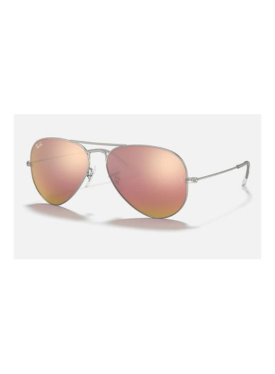 Buy Women's Full Rim Aviator Flash Lenses Sunglasses - 0RB3025019/Z258 in UAE