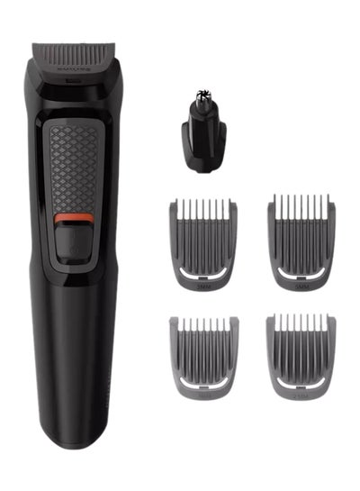 Buy 6-In-1 Multigroom Series 3000 MG3710/33 Black 23.4 x 16.5 x 5.6cm in UAE