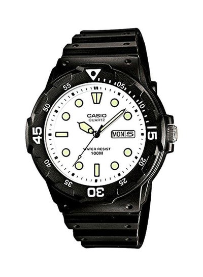 Buy Men's Youth Water Resistant Analog Watch MRW-200H-7EVDF - 45 mm - Black in Egypt