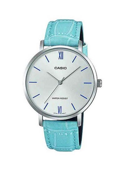 Buy Women's Leather Analog Wrist Watch LTP-VT01L-7B3UDF - 33 mm - Blue in UAE