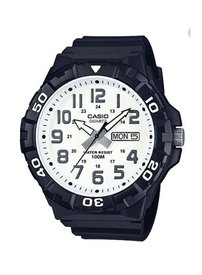 اشتري Resin Analog Wrist Watch MRW-210H-7AVDF - 33 mm - Black للرجال في مصر