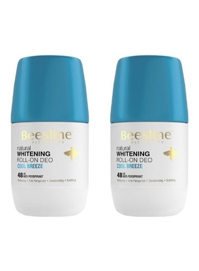 Buy Whitening Roll-On Deodorant Cool Breeze Pack of 2 50ml in UAE