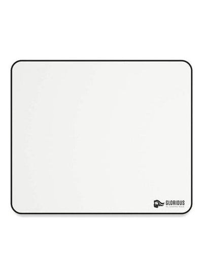 Buy Glorious Large Gaming Mouse Pad for Desk - Rubber Base Computer Mouse Mat - Durable Mouse Mat - Cloth Mousepad with Stitched Edges - White Cloth Mousepad | 11"x13" (GW-L) in UAE