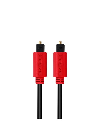 Buy Digital Optical Cable (TosLink) Black and Red in UAE