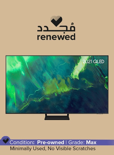 اشتري Renewed - 65 Inch QLED 4K HDR Smart TV (2021) QE65Q70A Black في الامارات