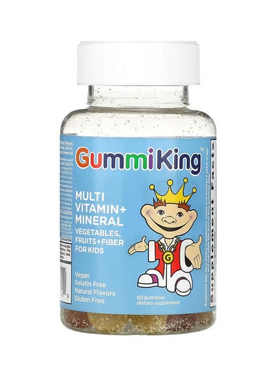 Buy MultiVitamin And Mineral With Vegetables Fruits And Fiber Supplement - 60 Gummies in UAE