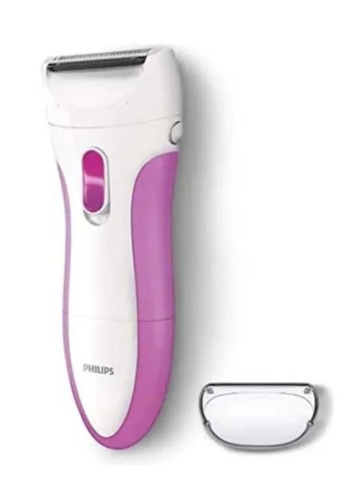 Buy Wet & Dry Lady Shaver HP6341 Pink/White 5.2 x 18.8 x 11cm in UAE