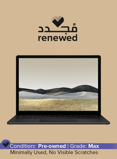 اشتري Renewed - Surface Laptop 3 1868 Laptop With 13.5 inch Touchscreen Display,Intel Core i7/10th Gen/16GB RAM/256GB SSD,Intel Iris Graphics/Windows 10 Pro English Black في الامارات