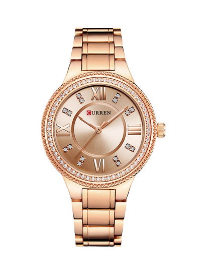 Buy Women's Water Resistant Analog Watch 9004 - 30 mm - Rose Gold in Saudi Arabia