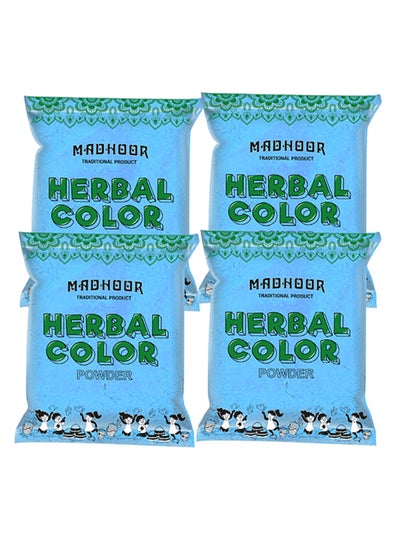 Buy Herbal Holi Color Light Blue 100g Pack Of 4 in UAE