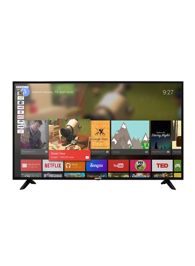 Buy 58 Inch Smart LED TV - Mirror Cast, 3.5Mm, 3 HDMI And 2 USB Ports | Wifi, Android 9.0 With E-Share | 2 GB Ram | Comes Application Like Youtube, Netflix, Amazon Prime GLED5808SUHD Black in UAE