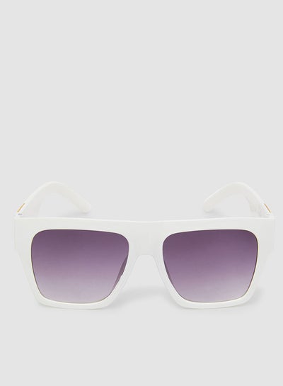 اشتري Women's Sunglass With Durable Frame Lens Color Purple Frame Color White في مصر