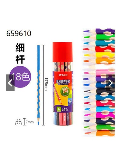 اشتري طقم أقلام تلوين تشنغوانج مكون من 18 قطعة متعدد الألوان في مصر