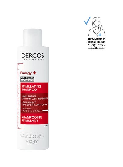 Buy Dercos Energy + Stimulating and Anti Hair Loss Shampoo with Aminexil 200ml in Saudi Arabia