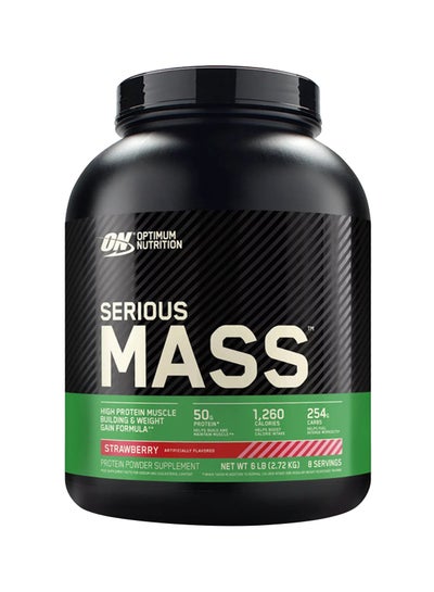 Buy Serious Mass Protein - Strawberry - 2.72 Kg in UAE