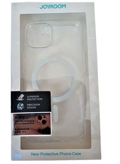 Buy Joyroom 14D Magnetic Case Magnetic Case for iPhone 14 Compatible with MagSafe transparent (JR-14D5) Clear in Egypt