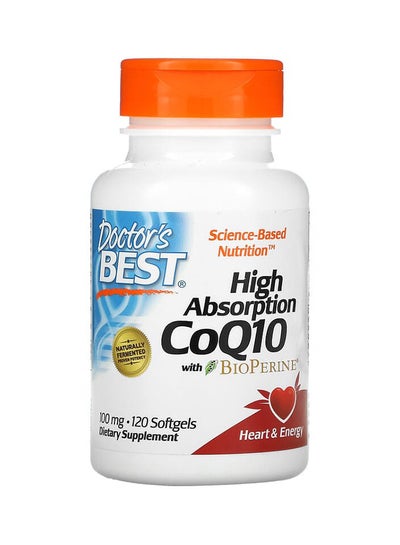 اشتري High Absorption Coq10 With Bioperine - 120 Veggie Capsules 100 mg في الامارات